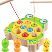 Juego de Pesca Magnético Montessori, Juguete magnético, Madera, Habilidades motoras - details 0