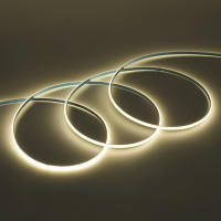 Tira de luces LED COB regulables lineales, 24V, 12V, 3mm, 384LED/M, cinta Flexible para decoración de habitación, 3000K, 4000K, 6000K, 1M, 3M, 5M - details 7