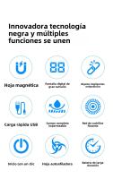 Afeitadora Mini Portátil Universal Operada por Batería Mini Máquina de Afeitar de Pantalla Digital - details 1