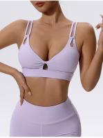 Conjunto de Yoga de Cintura Alta con Sujetador Deportivo Acolchado Ropa de Entrenamiento de Exteriores Impermeable para Mujeres Hecho en China - details 7