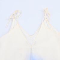 Vestidos largos de playa holgados sin espalda con estampado BUNO-Slip de verano 2025 para mujer - details 3