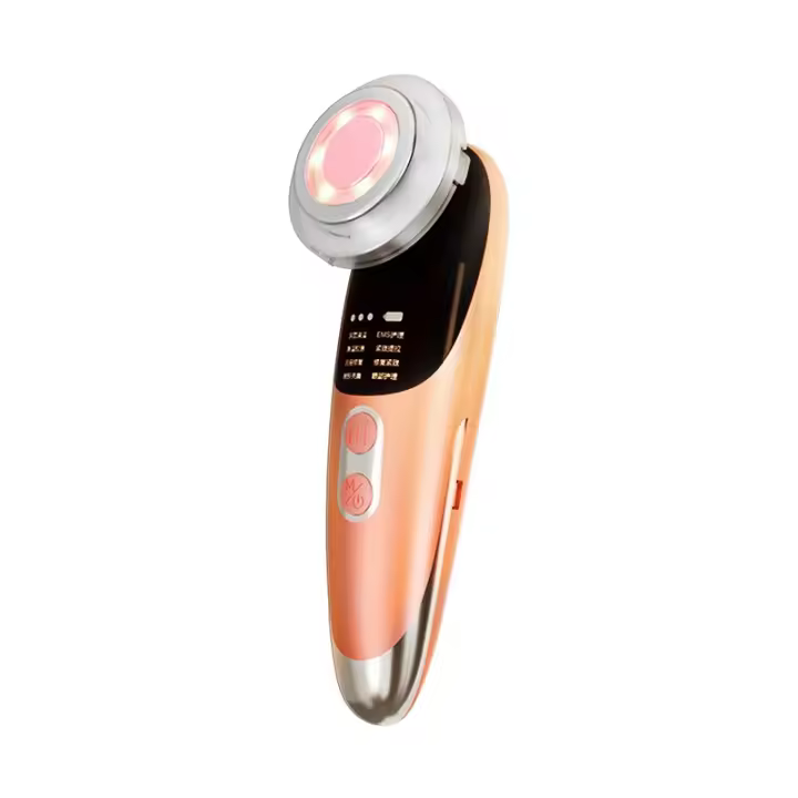 Nuevo Instrumento de Belleza Ultrasónico Reafirmante y Levantador de Microcorriente EMS Facial - 1