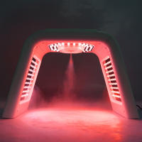 PULVERIZADOR frío para cuidado de la piel, máquina de belleza con luz Led, máscara Facial, Spa, terapia Pdt, rejuvenecimiento de la piel, eliminador de acné, 7 colores - details 16