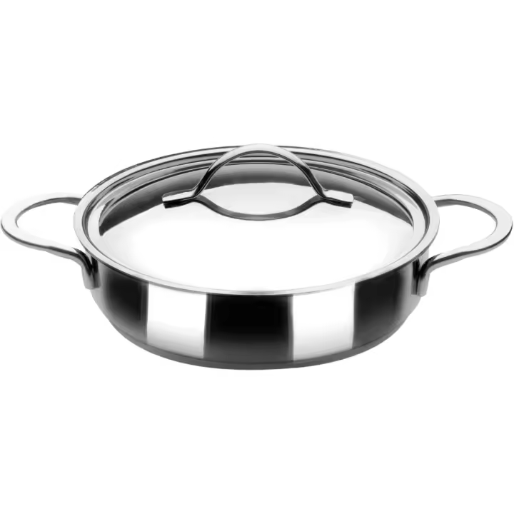 10 x 48x 50 Tartera con tapa , Acero inoxidable , Apta para inducción - 1