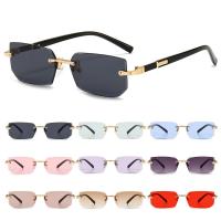 Y2K gafas de sol rectangulares sin montura, Retro, protección UV400, sin marco, mujeres y hombres - details 4