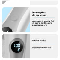 Cepillo de Limpieza Eléctrico Automático de Rotación Telescópico y Inalámbrico para Dispositivos de Limpieza - details 1