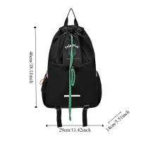 Mochila de almacenamiento de raqueta deportiva de gran capacidad, bolso de hombro ligero de nailon para Fitness, bolsa de Fitness con cordón de tenis de estilo coreano - details 1
