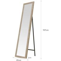 Espejo de pie Blanco decapé de Madera de 37x157 cm - details 9