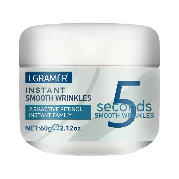 LGRAMER Crema facial de 5 segundos Regenera la piel Hidrata la barrera Mejora la piel áspera Cuida la piel Reduce las ojeras debajo de los ojos - 1