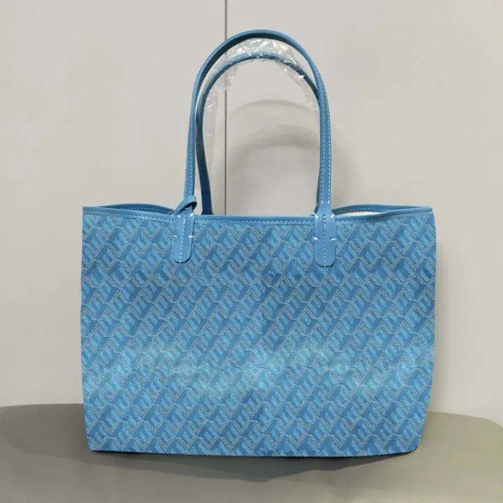 Perro Goyar-Bolso de hombro grande para mujer, bolso de mano de cuero A++, de gran capacidad, para compras, de diseñador - 1