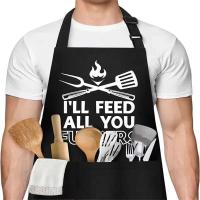 Delantal de Cocina para Hombres Regalo Divertido Moda Única Accesorio de Cocina - details 2