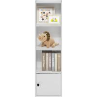 Biblioteca de 5 Niveles con 1 Puerta de Almacenamiento, Blanco - details 24