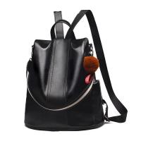 Mochila clásica de cuero sintético suave para mujer, Bolso multiusos a prueba de robo, versión coreana, novedad, envío directo - details 2