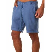 KB 2024 nuevos pantalones cortos de algodón para hombre, pantalones de lino de Color sólido transpirables de verano para hombre, ropa de calle Fiess S-3XL - details 4