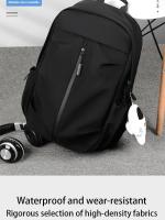 Mochila escolar de gran capacidad para hombre y mujer, morral Universal con colgante para ordenador, 1 unidad, 14 pulgadas - details 3