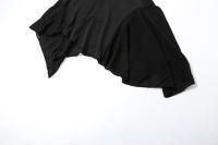BUNO-vestido de tirantes finos con escote en V profundo y bufanda, minivestido de malla Irregular para mujer, camisola ajustada de cintura alta elegante, novedad - details 11