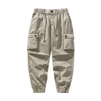 Nuevos pantalones deportivos sencillos y lisos para hombre, moda para actividades al aire libre, pantalones para correr con múltiples bolsillos, pantalones Cargo informales y versátiles para otoño e invierno - details 7