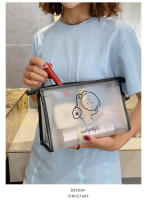 Bolsa de maquillaje portátil para viajes, gran capacidad, alta estética, estilo coreano moderno, impermeable, adecuada para estudiantes - details 19