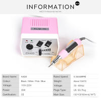 Máquina de perforación de uñas KADS 30000rpm para manicura eléctrica cortadora de miling de uñas con pedicura file de marca KADS - details 1