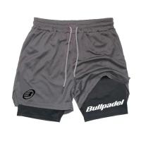Pantalones cortos deportivos de Padel para hombre, pantalones cortos de tenis transpirables de secado rápido, pantalones de bádminton, ropa deportiva para correr al aire libre, novedad de verano - details 4