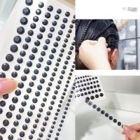 Pegatinas de joyas para el cabello, tatuaje temporal, tira larga de diamantes de imitación, adhesivo para la cara, decoración de diamantes de imitación para el cabello - details 24