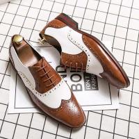 Venta Caliente Hard Wear zapatos de vestir de cuero de fondo suave Casual marrón para hombres 2025 productos Dropshipping - details 3