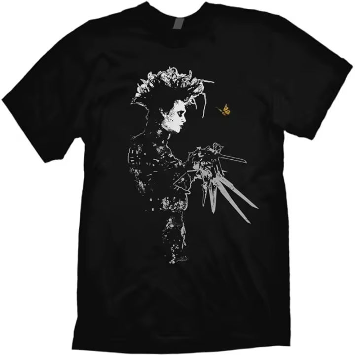Camiseta de Eduardo Manostijeras de Jared Swart inspirada en el clásico de la película de Tim Burton - 1