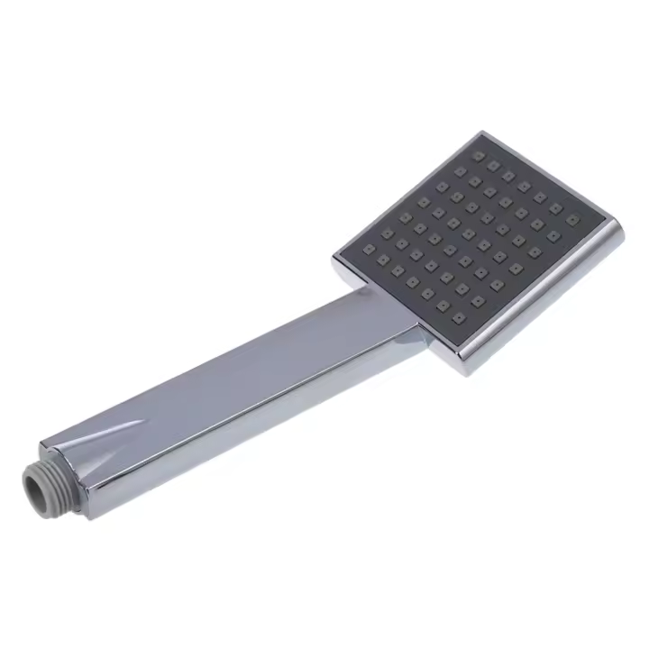 Cabezal de ducha cuadrado Universal, accesorio de mano cromado termostático para Baño - 1