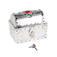 Kids Storage Pirate Treasure Box Props Antique Party Favor Decorative Vintage Chest Box for Boys Girls Children Kids