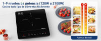 IsEasy-placa de inducción portátil con cerradura para niños, 1 placa de inducción individual de 2100 W, placa caliente de 28 cm - details 3