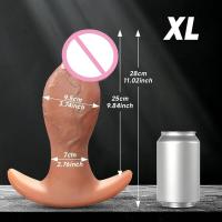 Leten Super Grande Pulga de Piel Silicona Masajeador Prostatas Estupido Sexy para Adultos - details 9