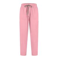 Uniforme de enfermera de color sólido para mujer, traje de pantalones de manga corta con cuello en V de tela de secado rápido, uniforme de enfermería con múltiples bolsillos - details 42