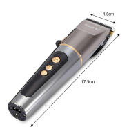 Kemei-recortadora eléctrica recargable profesional, batería de litio, cabezal de acero al carbono, cortadora de pelo lavable, KM-9160 - details 2