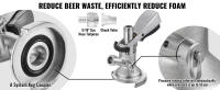 Kit de torre Kegerator de SucceBuy: conversión de cerveza de un solo grifo de acero inoxidable para fiestas en casa. Este kit SucceBuy es perfecto para traer la experiencia de bar a casa. - details 3
