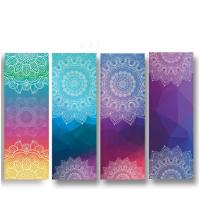 Estera de Yoga de TPE con Patrón de Loto Almohadilla Antideslizante para Adelgazar, Fitness, Gimnasia, Pilates Deportes y Salud - details 1
