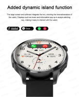 Reloj inteligente GT4 Pro, pulsera de seguimiento deportivo con brújula NFC, esfera personalizada IP68, llamadas Bluetooth, regalo del Día de San Valentín, nuevo - details 10