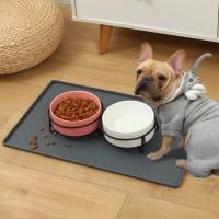 Alfombrilla antiadherente de silicona para alimentación de perros, tapete suave y duradero de fácil lavado, antidesbordamiento, para comedero de gatos - details 3