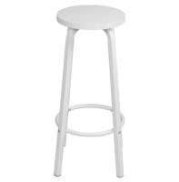 Set de 2 Taburetes de Barra de Metal Nórdico Altos Sillas de Desayuno de Cocina para Pub de Ocio - details 4