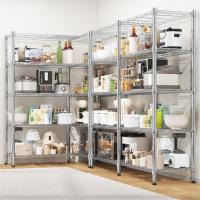 Estantería de Almacenamiento de 4 Niveles de Metal Ajustable en Altura para Cocina y Despensa - details 28