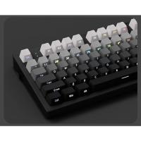Teclas grabadas laterales de color de cambio gradual puntual, teclas generales personalizadas de dos colores altamente creativas originales PBT de transmisión de luz（Teclado no incluido) - details 6