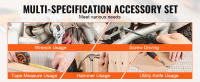 SucceBuy Kit de herramientas, juego de herramientas manuales generales para el hogar, con estuche de almacenamiento portátil, acero de alta calidad, para el mantenimiento del hogar, tareas de bricolaje y reparaciones de automóviles - details 4
