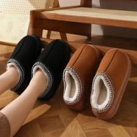 Zapatillas de algodón cálido estilo eco ence para hombre y mujer, a la moda, para interior, novedad - details 0