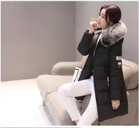 Chaqueta Parka de Invierno 2024 Cálida, Gruesa, Ajuste Delgado, Manga de Abrigo con Forro de Piel para Mujeres Moda de Talla Grande, Abrigo de Plumífero - details 10