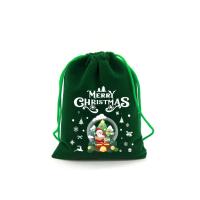 Bolsas de Terciopelo Navideñas Pequeñas 10pcs Bolsas de Dulces para Regalos - details 14