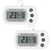 Thlevel Termómetro para Frigorífico Termómetro de Frigorífico Congelador Impermeable con Gancho, Pantalla LCD Fácil de - details 6