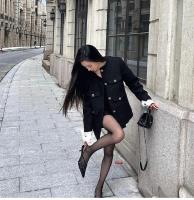 Sandalias con correa en el tobillo para mujer, zapatos de tacón alto y fino con punta estrecha, a la moda, para verano - details 6