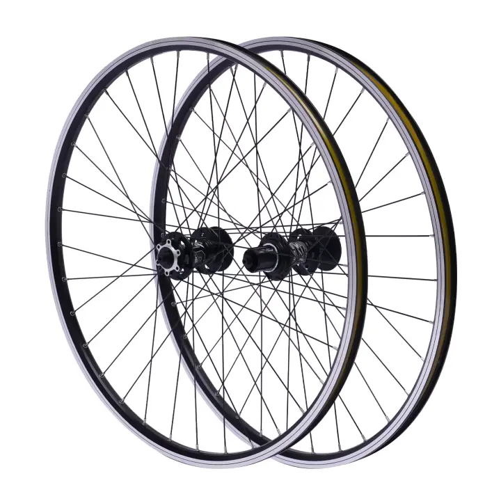 Juego de ruedas para bicicleta de montaña, ruedas delanteras y traseras de 29 pulgadas, Material Premium negro, Boost 100/135mm - 1