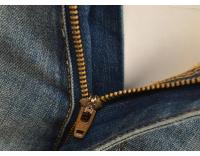 Jeans Retro Azules Lavados Estilo Hip Hop con Diseño de Bolsillos Adelgazados Moda para Hombres - details 10