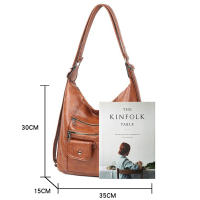 Bolso de Mano de Lujo de Cuero PU de Alta Calidad para Mujer Diseño de Hombro Cruzado Bolsas Vintage Hobos Sac A Main - details 18