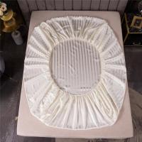 Sábanas bajera de alta calidad, sábanas suaves de seda satinada para cama - details 3